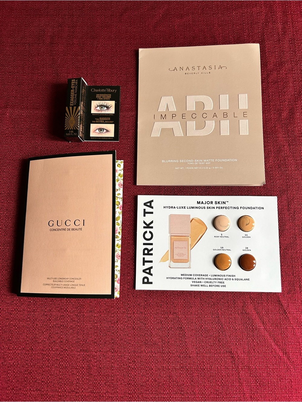 #2602 Makeup Sample Mini Bundle (w/ single item details)